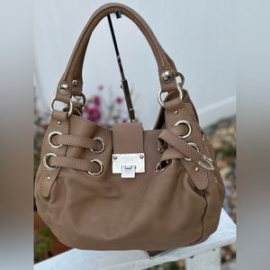 Jimmy Choo Riki Smooth Leather Handbag